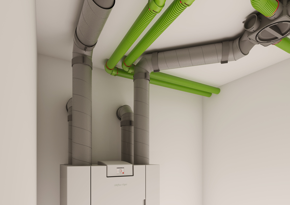 Het Aerfoam geïsoleerd leidingsysteem