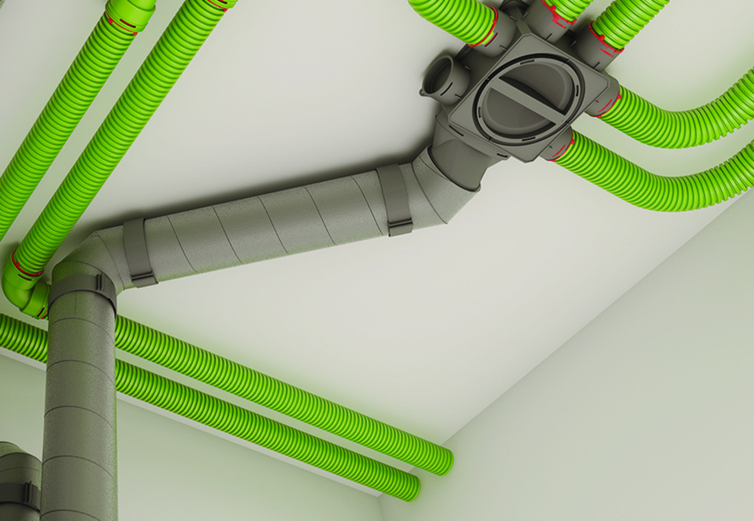 ventilatiekanalen en box