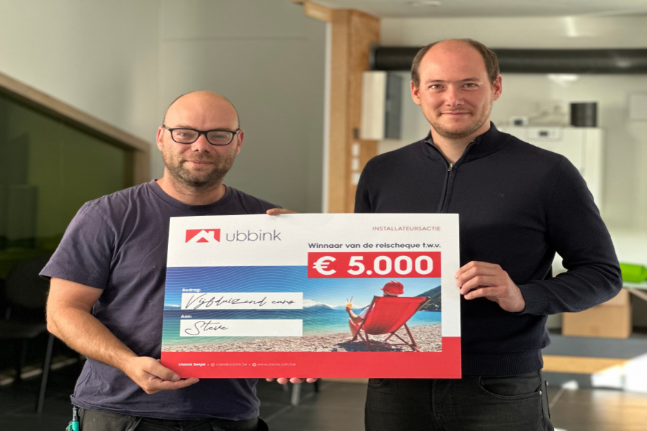 Steve wint de Ubbink-zomerreisactie!