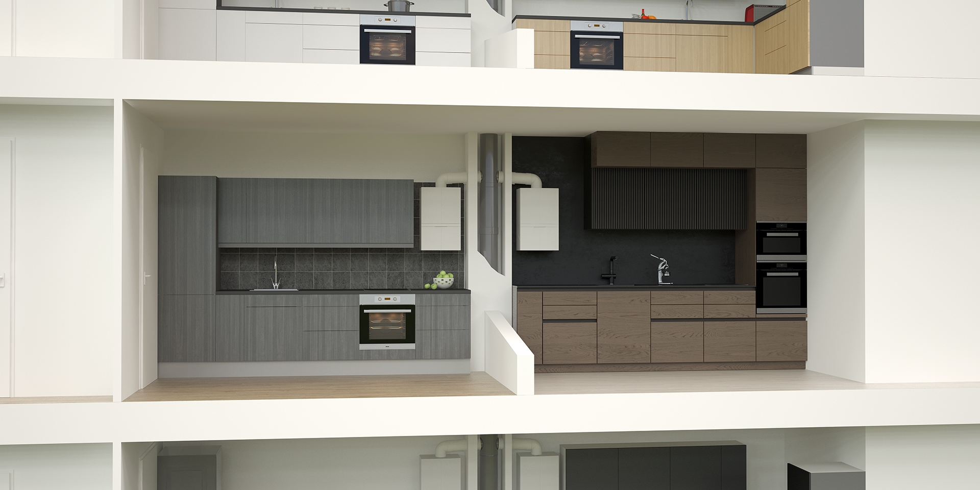 Collectieve rookgasafvoersystemen