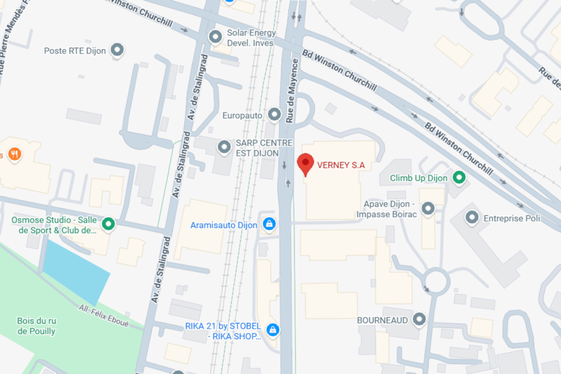 map verney