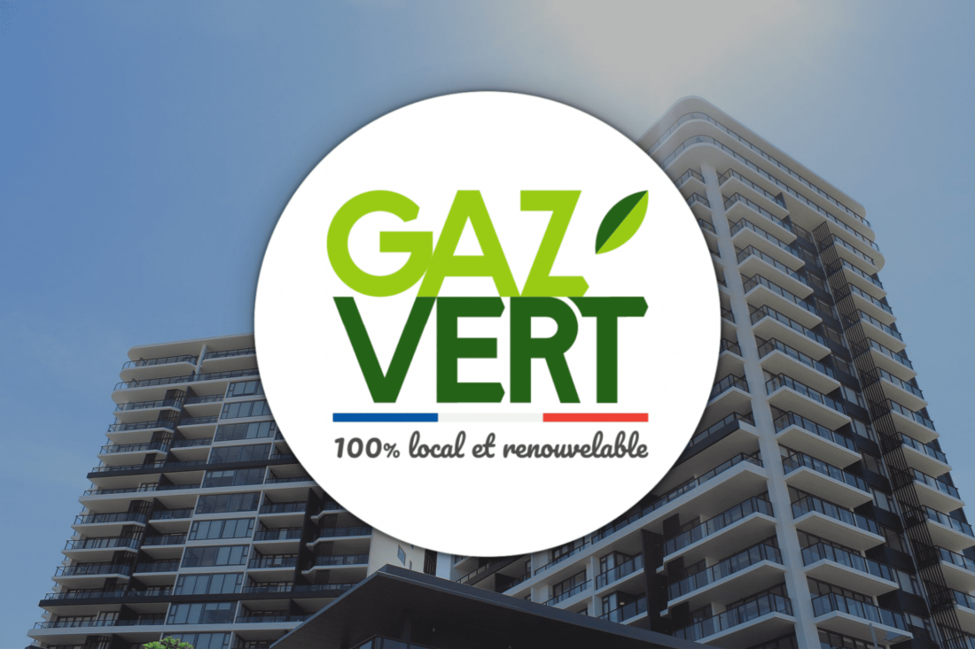 Label Gaz Vert
