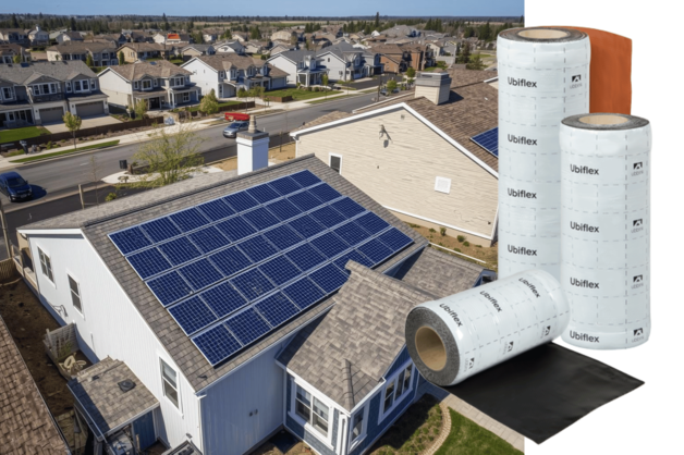 Ubiflex® Finio : La bande d'étanchéité auto-adhésive idéale pour les panneaux solaires 