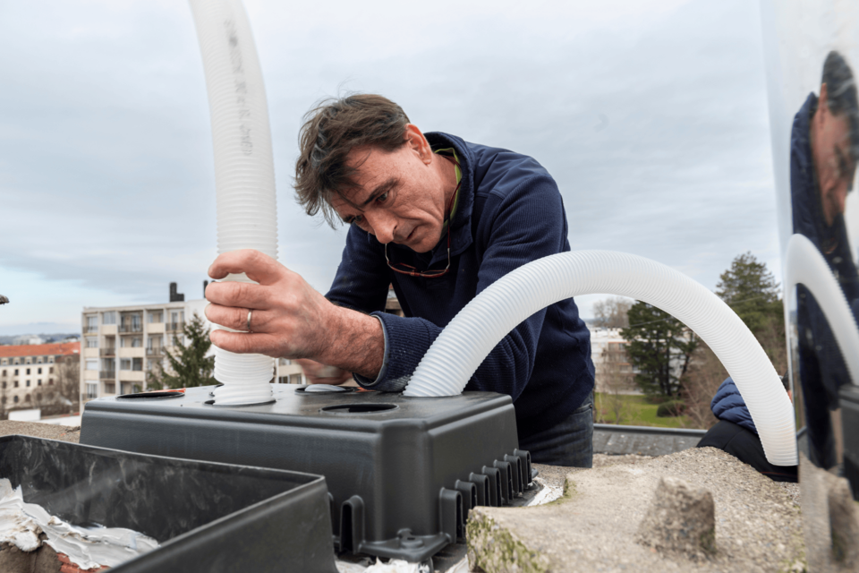 INÉDIT : 1ère installation du Rolux Multiflex Ubbink à Bayonne