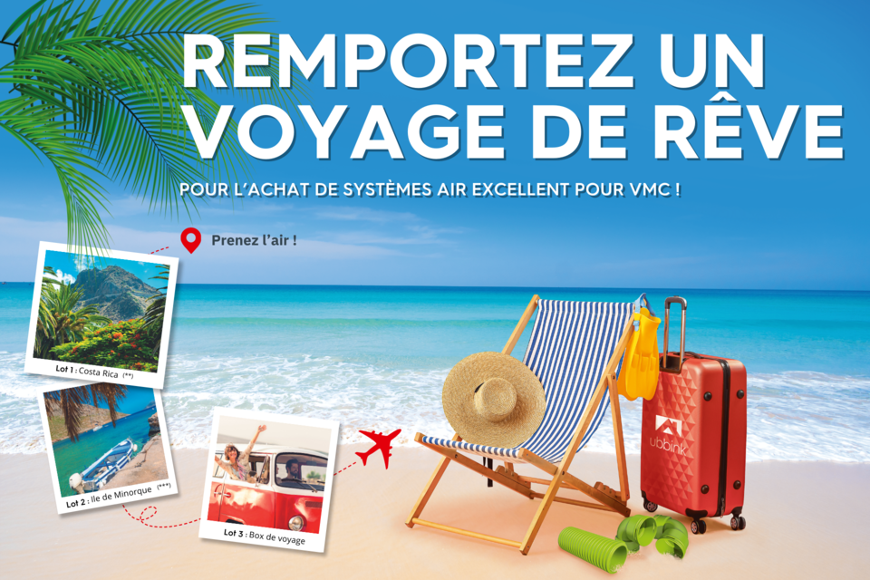 Gagnez un voyage avec Ubbink ! 