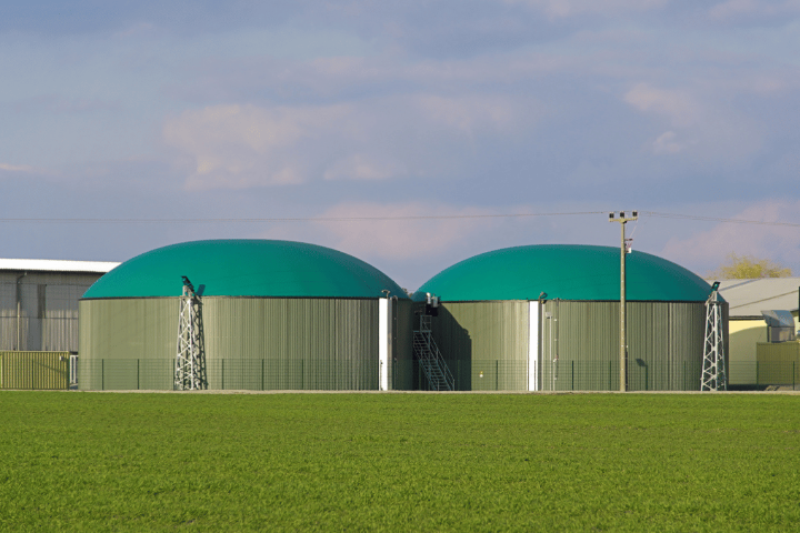 Site de méthanisation pour biogaz