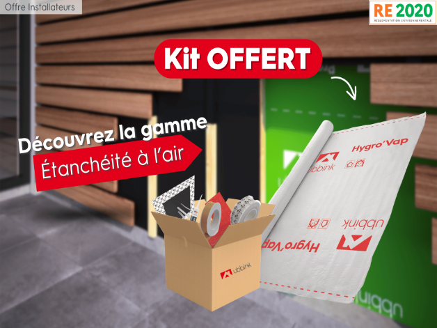 Étanchéité à l'air : Recevez votre kit de découverte GRATUIT pour une protection optimale contre l'humidité !
