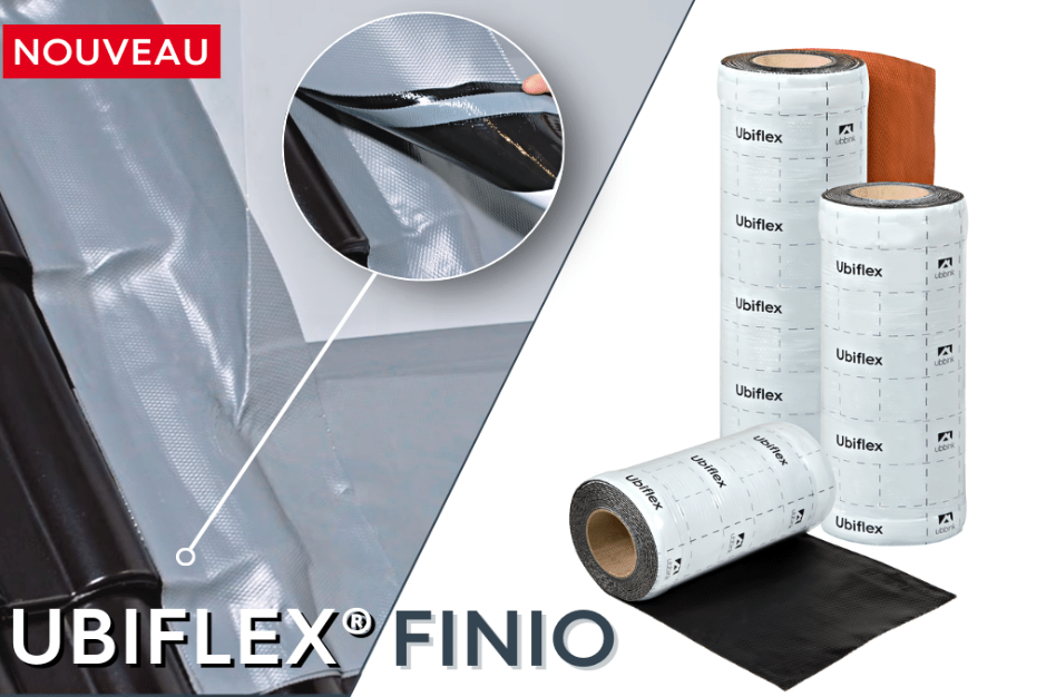 NOUVEAU : Ubiflex® Finio, la bande d'étanchéité ultra résistante pour tous les points singuliers du toit !