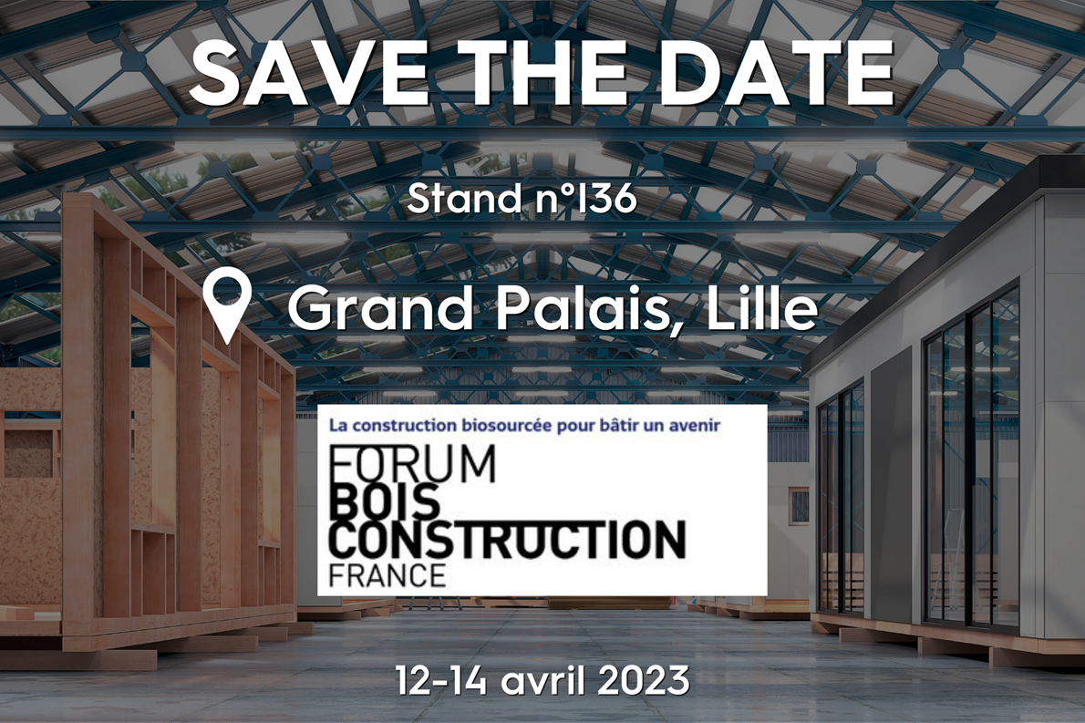 Forum Bois Construction 2023 - Stand Ubbink - Save the date