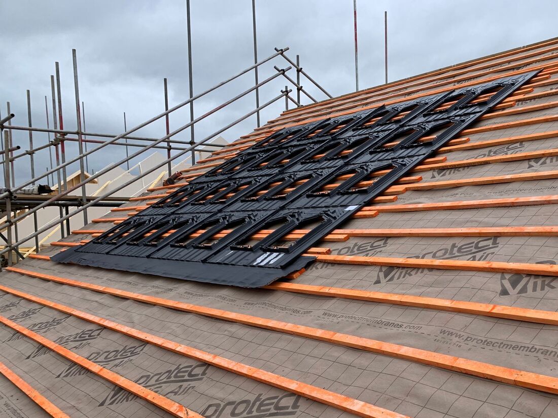 Roofing, building, pre solar 