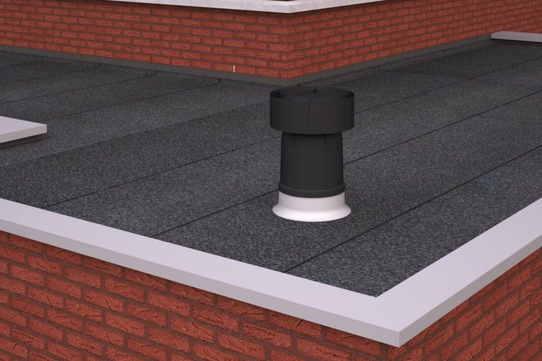 Ventus Roof terminal, flat roof, MVHR 