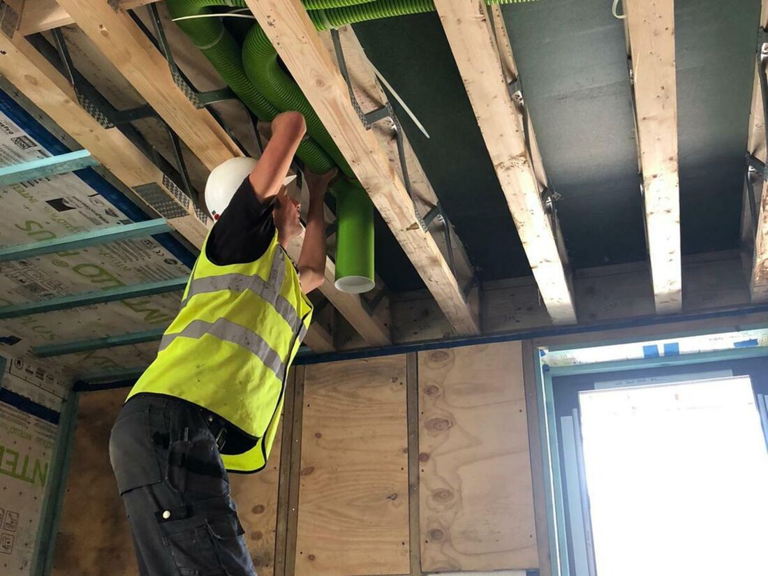 Air Excellent, green duct, Ventilation install