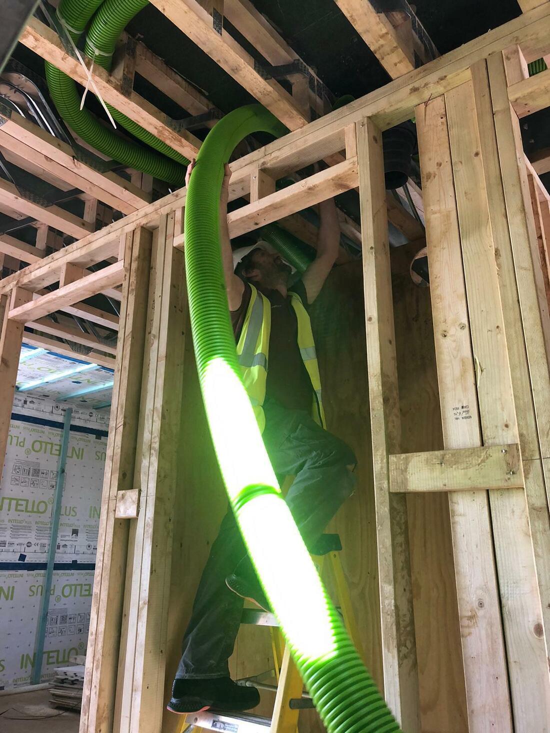 Air Excellent install, semi rigid ducting- Ventilation- Ubbink uk