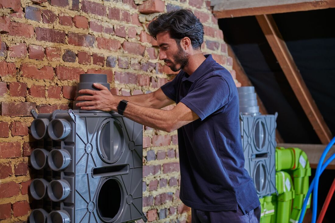 Air distribution-ventilation-air supply