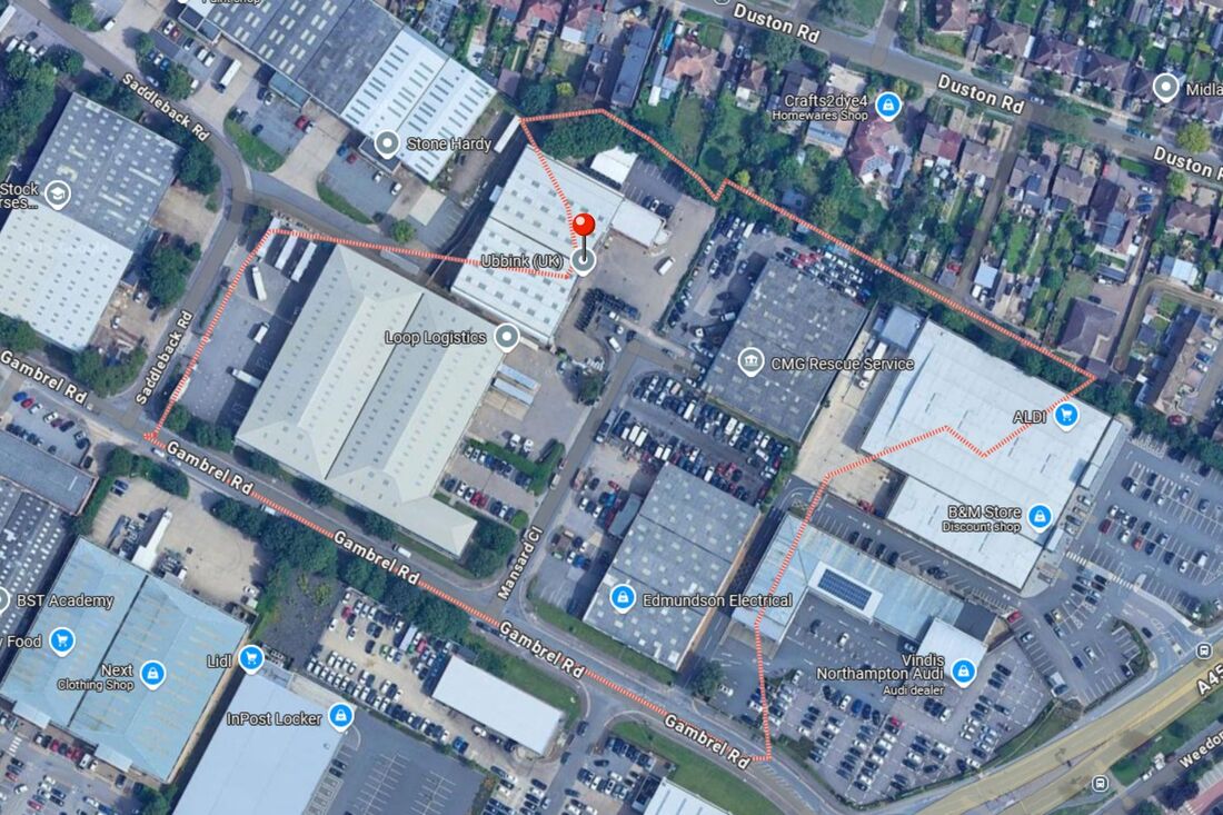 Ubbink UK Map