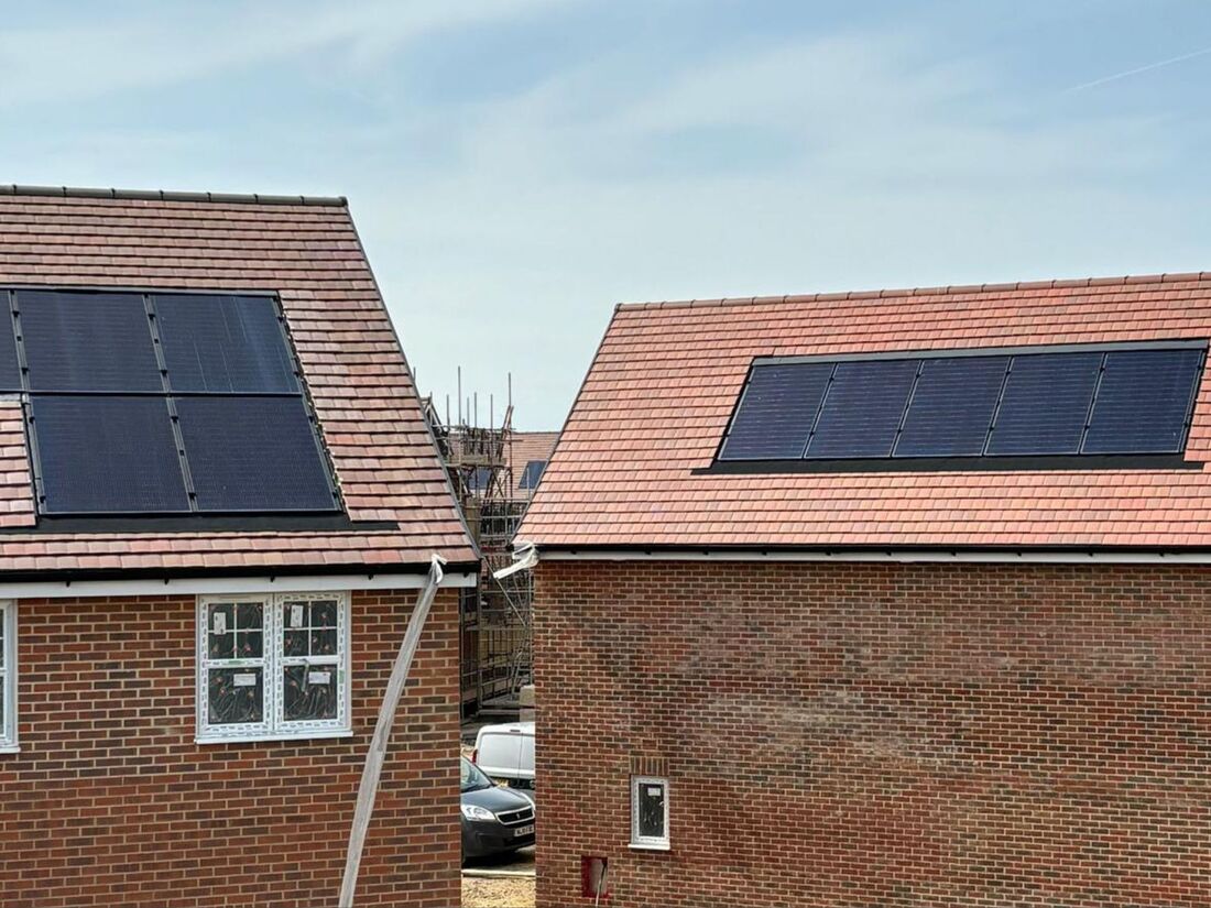 New build, roofing, solar panels, watertight