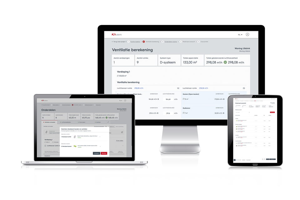 Aerflux ventilatieconfigurator