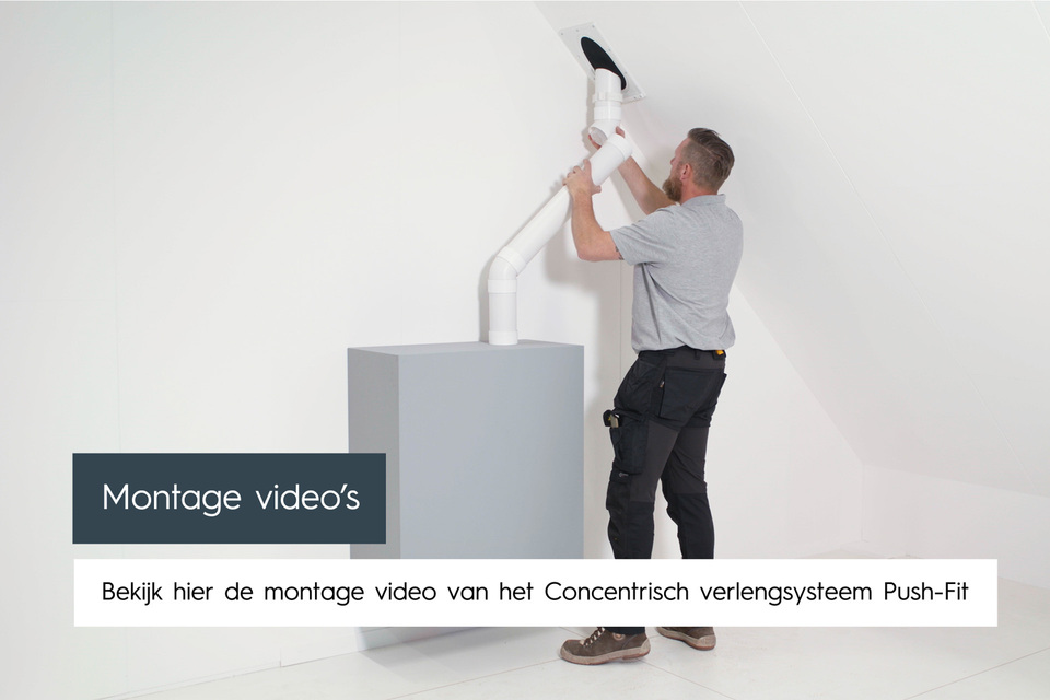 Concentrisch verlengsysteem Push-Fit