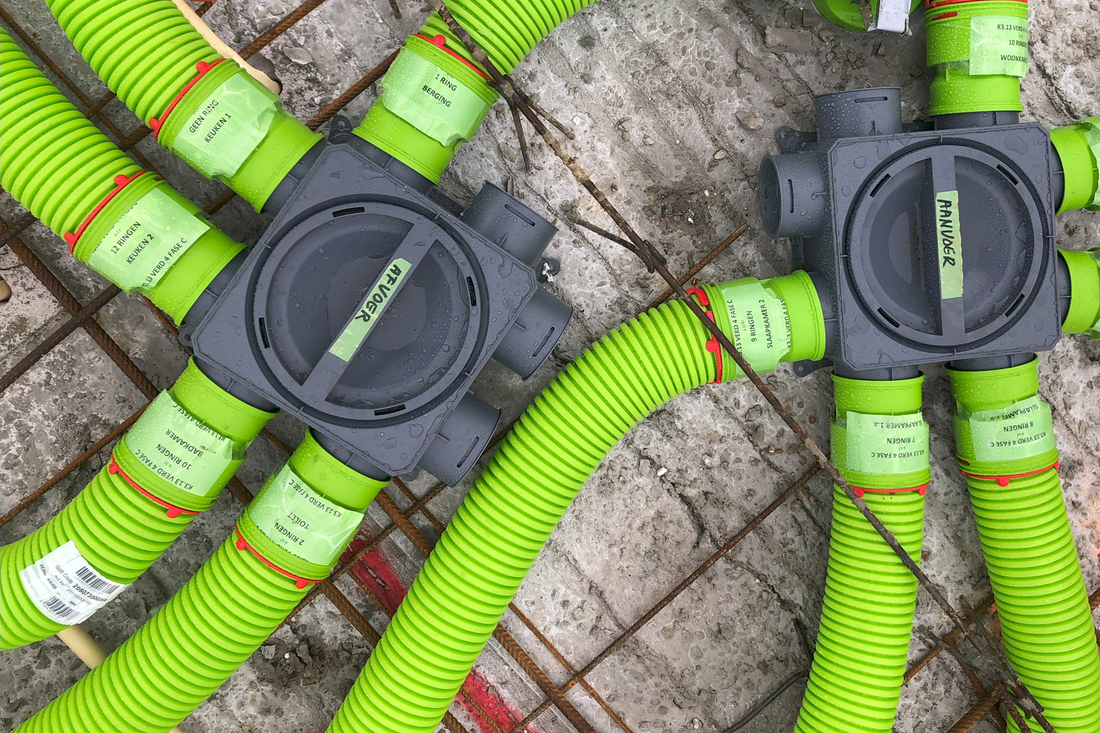 Prefab bouwen met ventilatiesysteem