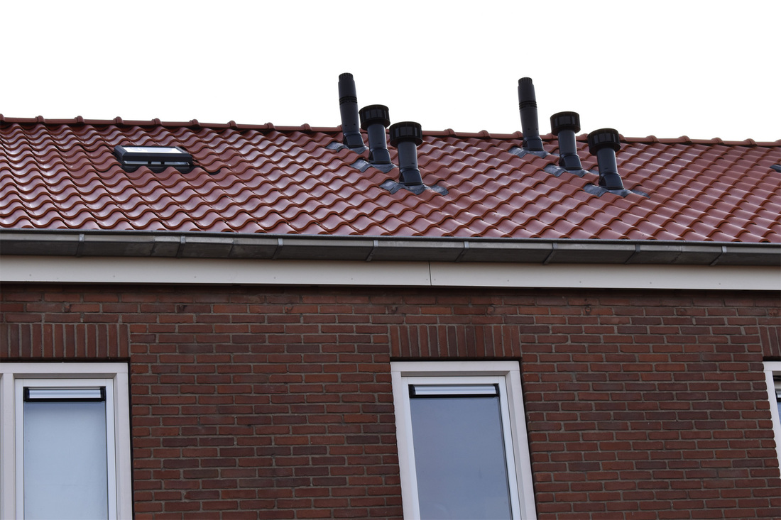 Dakdoorvoeren op dak