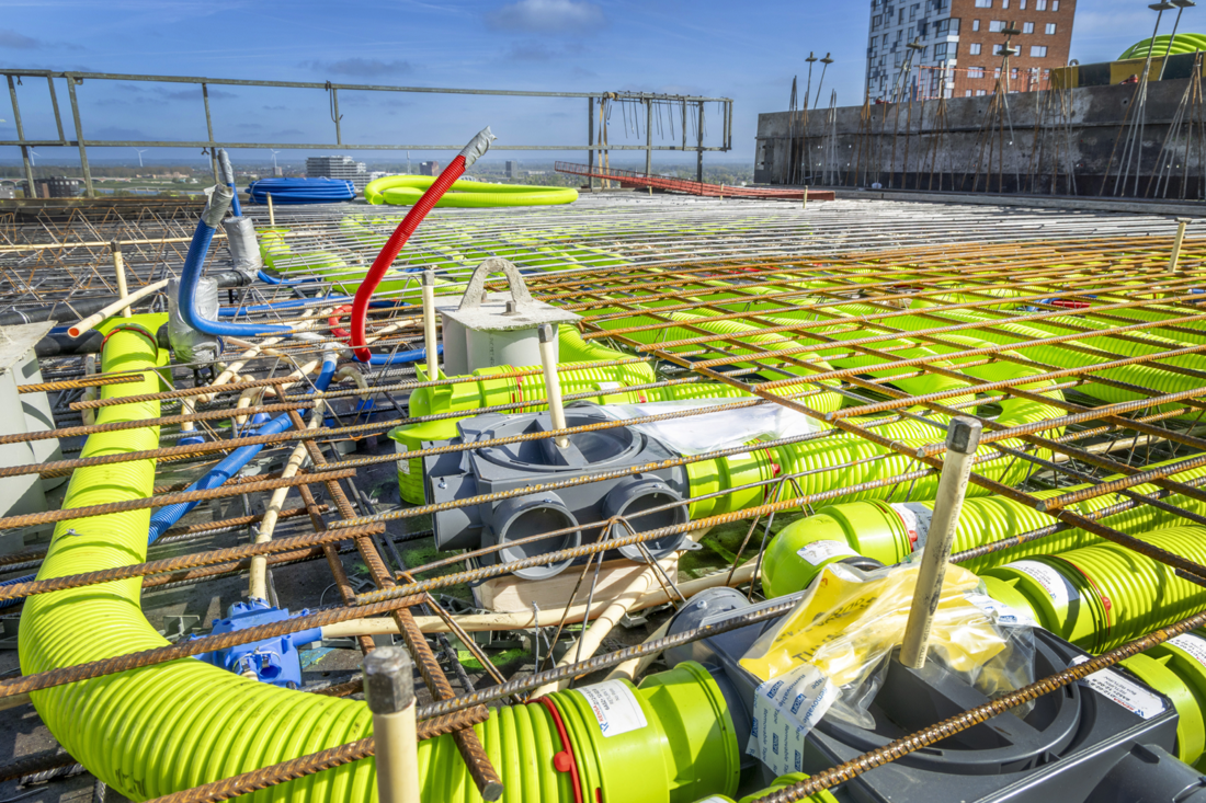 Air Excellent luchtverdeelsysteem in prefab bouw
