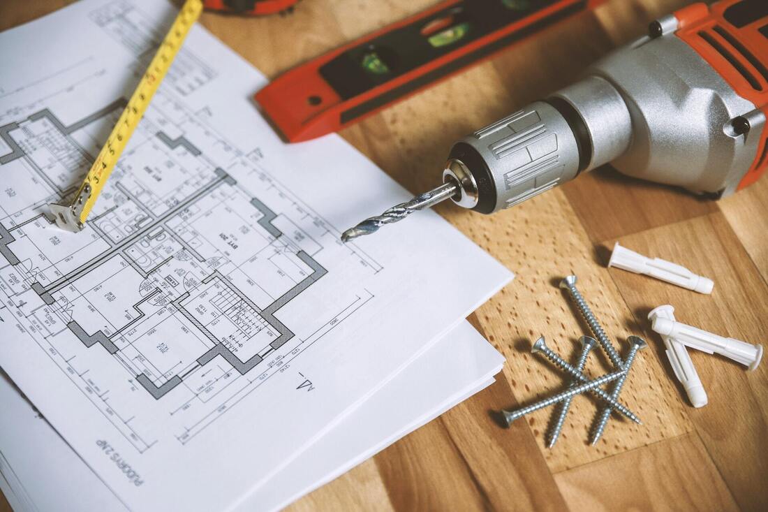 Plattegrond van een voorbeeld woning