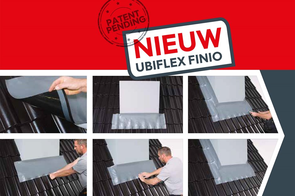 Nieuwe Ubiflex Finio: in een paar seconden een mooie, strakke dakafwerking